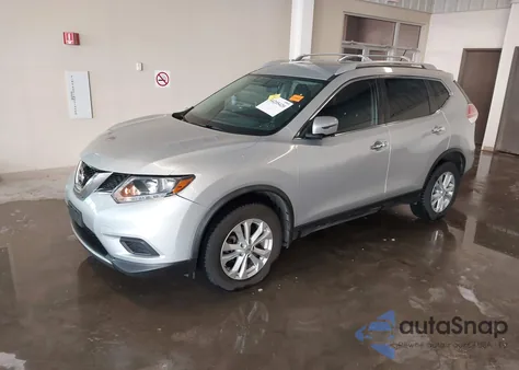 2016 Nissan Rogue Sv z USA, uszkodzony, nr VIN JN8AT2MT1GW027098